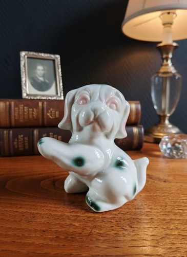 Adorable figurine chiot kitsch - figurine,