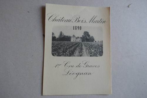 1890 étiquette papier