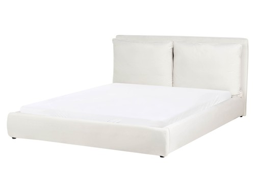 Lit double moderne velours - lit,
