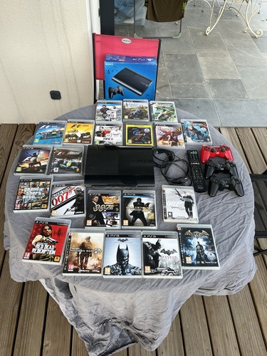 Console ps3 ultra slim 21 - ps3, +
