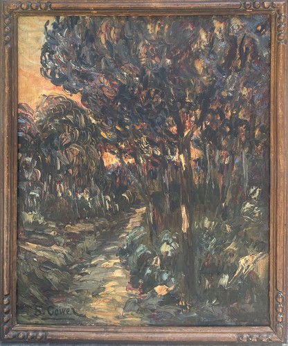 Tableau peinture cadre - peinture, 20è