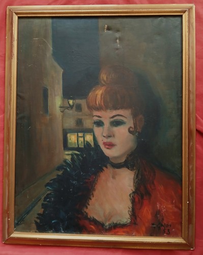 Superbe huile 1953 par - de,