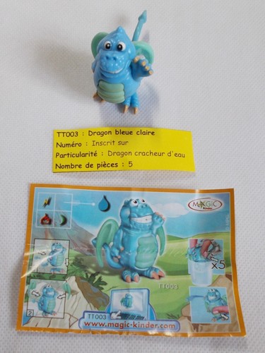 Kinder dragon bleu clair - -,