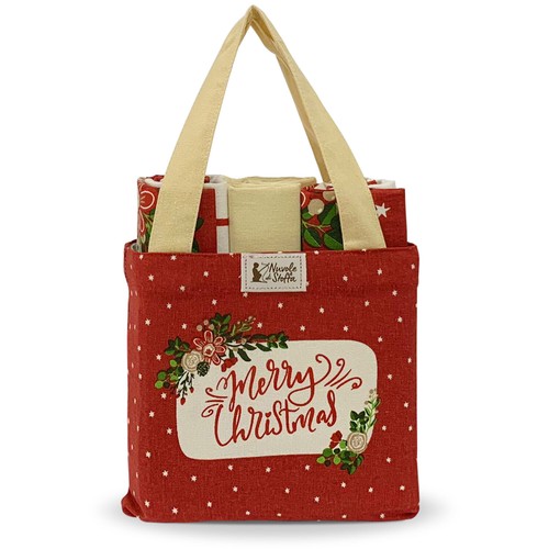 Set torchons sac noel - set,
