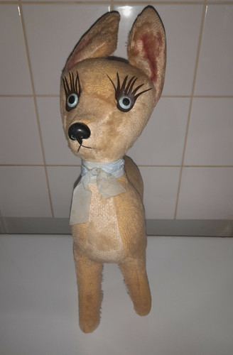 Ancienne peluche faon - peluche,