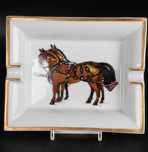 Cendrier hermes porcelaine - hermes,