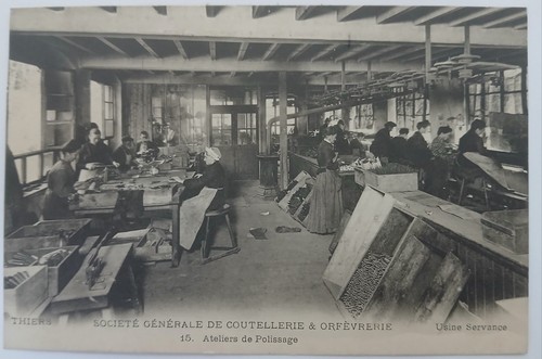 Carte postale ancienne thiers - carte,