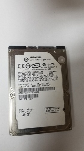 Hitachi hts541640j9sa00 40gb - hitachi,