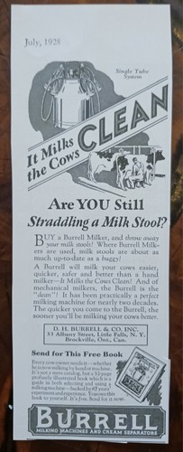 1928 burrell milking - 1928,
