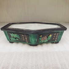 China Old Porcelain Meilan Bamboo Chrysanthemum Pattern Bonsai flower pot A