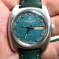 Vintage Jaeger-LeCoultre Club Original 1916 ETA Stunning Green Dial