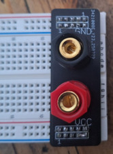 Alimentation fiche banane pour breadboard