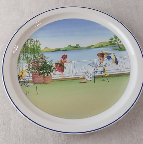 Ancienne assiette décor