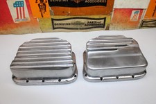 Harley Panhead Ribbed Rocker Covers Panhead Heavy Cast Aluminum Chopper Bobber