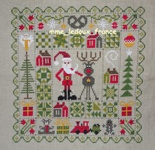 Broderie Faite Main Pt Croix