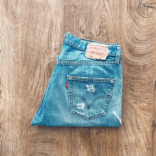 Jean pantalon bleu clair - bleu,