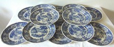 12 ASSIETTES PLATES FAIENCE