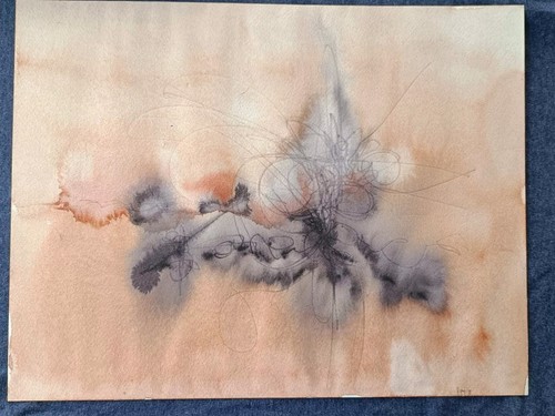 Peinture moderne signée - peinture,