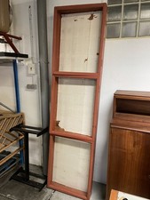 Grande Vitrine Plate Magasin Boutique Bijoux Ancienne Bois 250x65cm