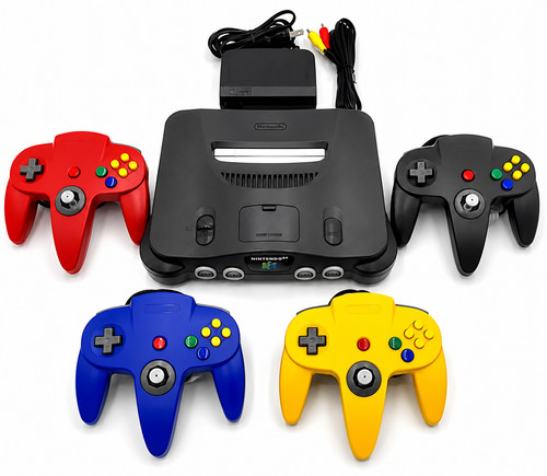 N64 nintendo console - 64,