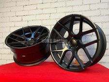 4X Roues 20" HAXER HX022 5X120 concaves CSL noires pour BMW E38 E39 E60 E65 E63