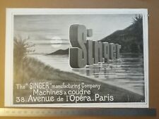 ANTIQUE PUB ADVERT CLIPPING 1904 Singer Manufacturing Company Sewing Machine