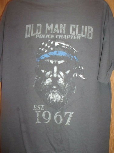Old man club police charter - man,
