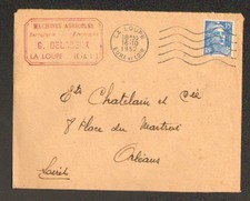 LA LOUPE (28) MACHINES AGRICOLES / SERRURERIE "Mécanicien G. DELAREUX" en 1952