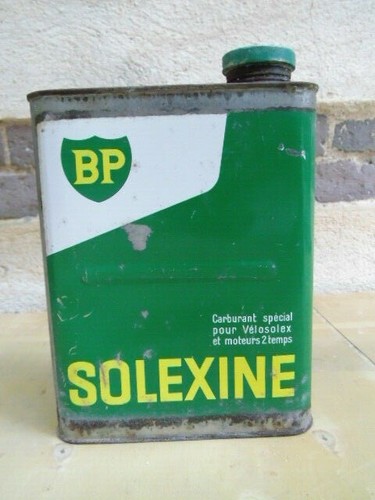 Bidon huile ancien solexine - d'huile,