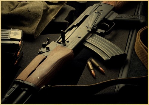 Poster affiche arme gun - arme,