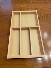 IKEA Rationell Cutlery Tray 18157 Wood Drawer Organizer Vintage 1999 Sweden