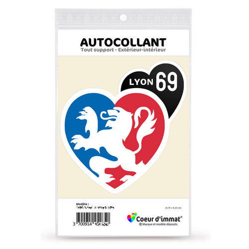 Sticker autocollant coeur - autocollant,