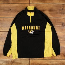 Vintage Cadre Windbreaker Jacket L Missouri Black