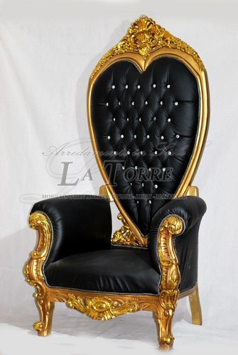 Fauteuil empire trône - fauteuil,
