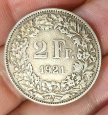 Monnaie Argent Massif Suisse 2