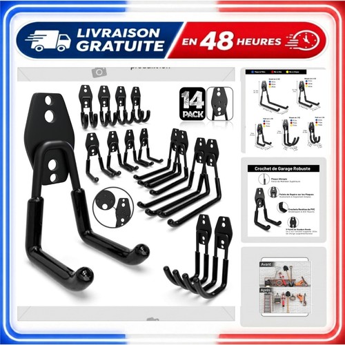 Crochets muraux garage - , 14