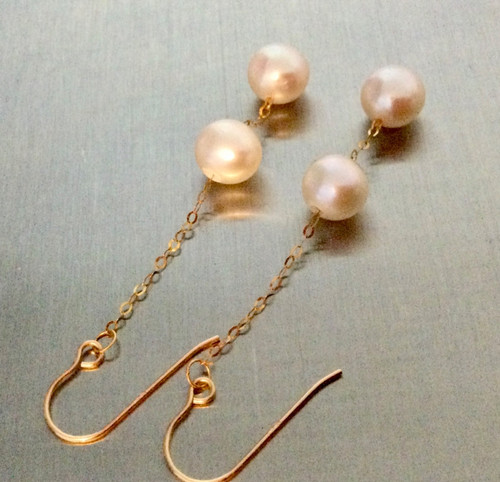 Boucles oreilles jaune - d’oreilles, or