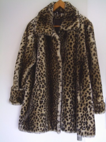 Manteau fausse fourrure - manteau, 42