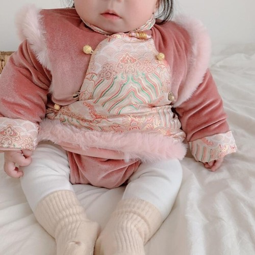 Bébé fille gilet chinois - bébé,