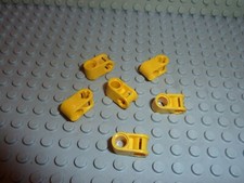 6 x LEGO TECHNIC Yellow axle joiners ref 6536 set 8421 8069 8275 8043 8264 8258