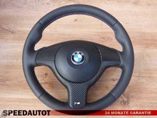 Neuf ! Cuir Volant Cuir BMW E46 M Volant Avec Couverture Et Airbag