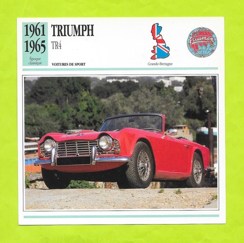 Fiche edito service triumph - fiche,