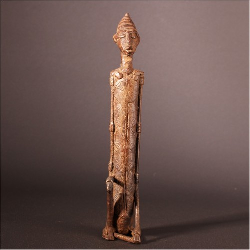 14231 dogon bronze statue - 14231,