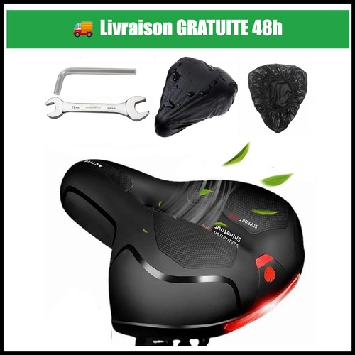 Selle vélo gel confortable - selle,