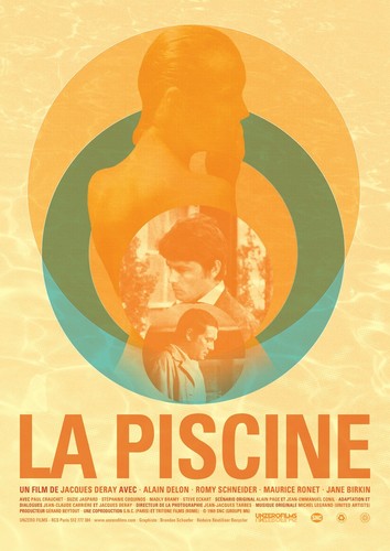 Affiche cinéma piscine - affiche, la