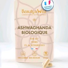 Ashwagandha Bio Anti-stress Sommeil Bien Être & Musculation 90 gélules 