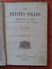 scolaire J.-H. FABRE: Les Petites filles-Premier livre de lecture illustré Rare