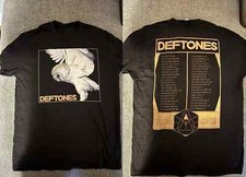 Deftones Band Tour 2011 2 Side Diamond Eyes Black Unisex T shirt Reprint S-5XL