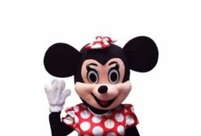 Minnie Mouse Tête Seulement Adulte Mascotte Souple Costume Disney Fête Halloween