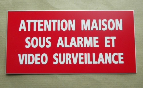 Plaque panneau attention - panneau,